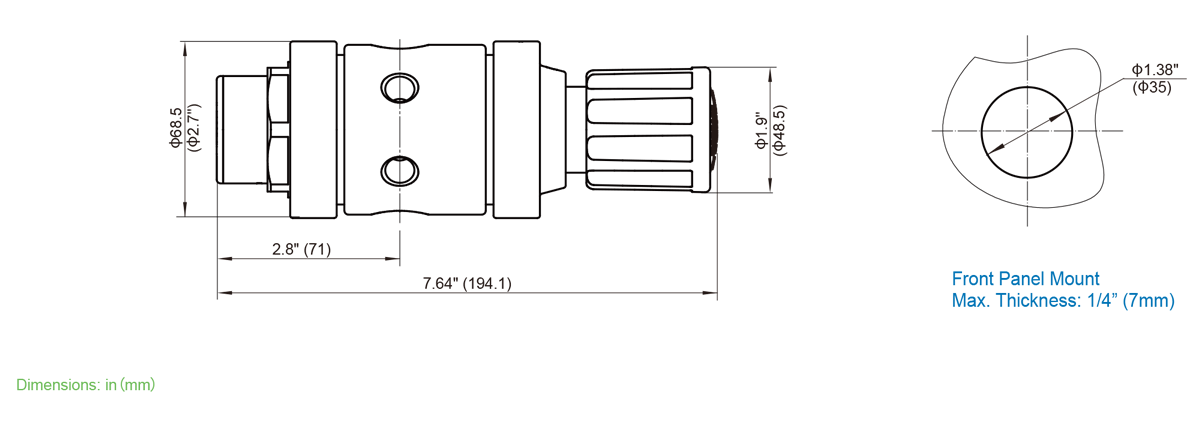 GENTEC R34 Series Dual Stage Regulator